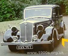 Running board on an old car