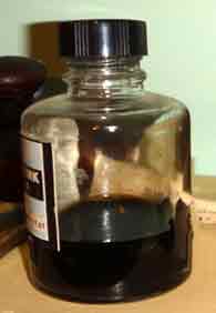 old ink bottle