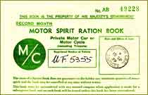 UK Petrol coupon AB, first edition, September 1939, thumbnai