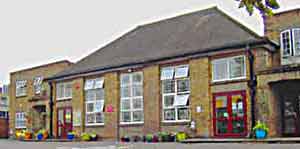 A recent photograph of what was Edgware Primary School in the 1940s