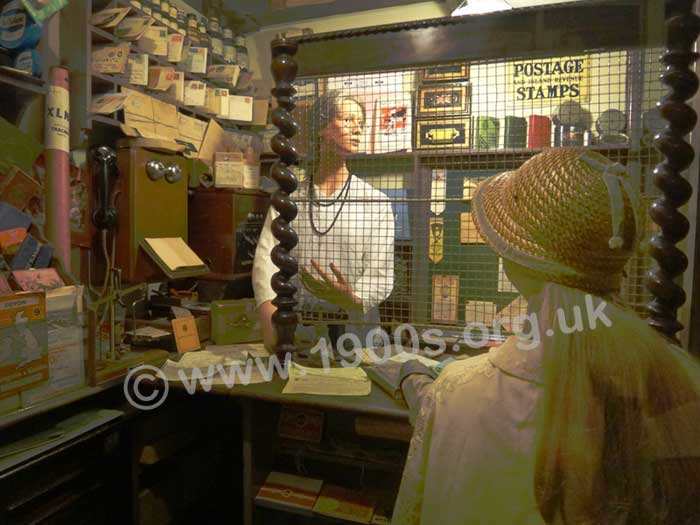 Inside a village post office