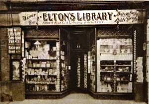 An old private library, run as part of a shop