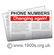 How phone numbers changed through the 20th Century in the UK