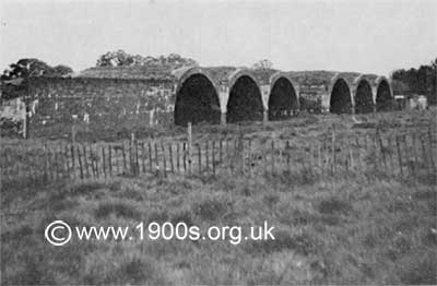 brick arches in Edgware, built for the continuation of the Northern Line Underground