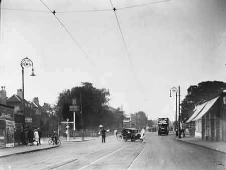 Labelled Angel Bridge and Place, Edmonton, north London, c1920s