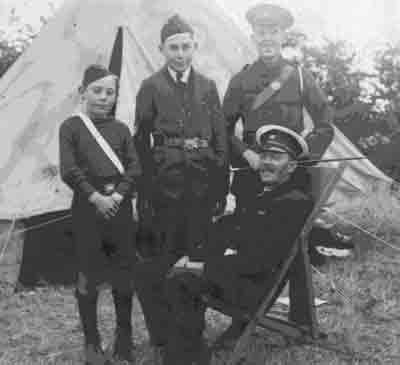 The uniform of the Boys Life Brigade, c1918