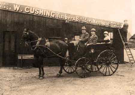 Cushing timber yard, Edmonton, c1912