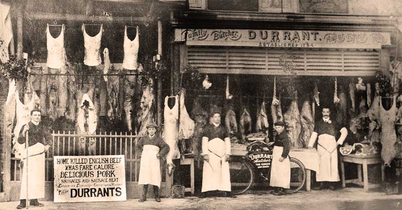 Butcher's shop front