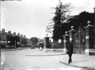 Entrance to Pymmes Park, old Edmonton