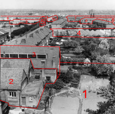 Richard Cole's annotations of Andrew Dickson's Edmonton photo