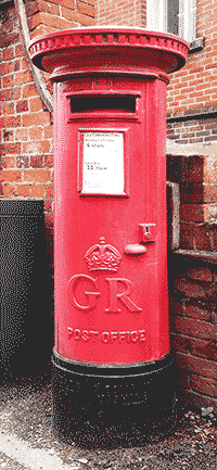 1940s post box