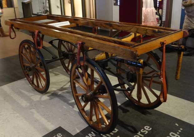 Victorian or Edwardian funeral bier