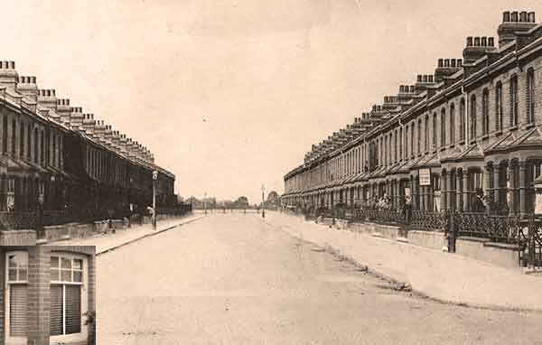 road on day of funeral