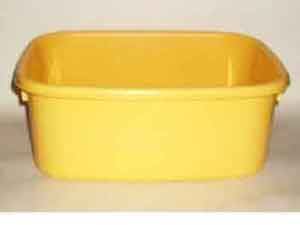 plastic washing up bowl